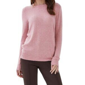 Repeat pink crew neck long sleeve sweater size 40/M